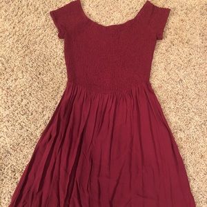 Maroon dress